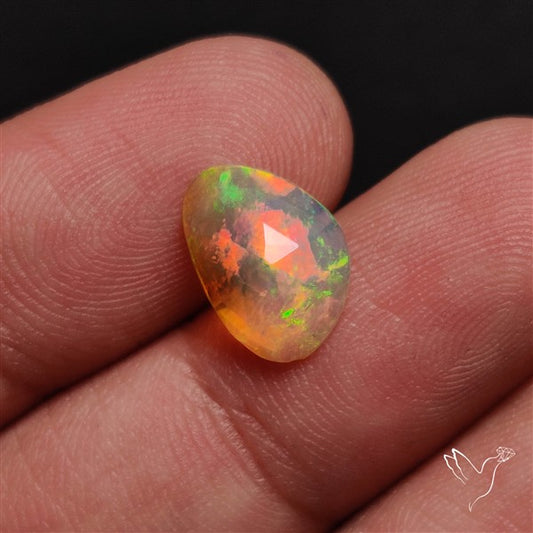 Rose Cut Ethiopian Opal