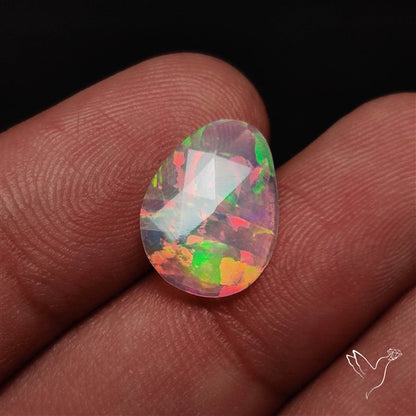Rose Cut Ethiopian Opal