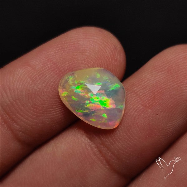 Rose Cut Ethiopian Opal