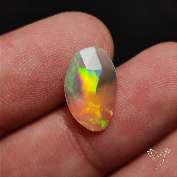 Rose Cut Ethiopian Opal
