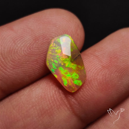 Rose Cut Ethiopian Opal