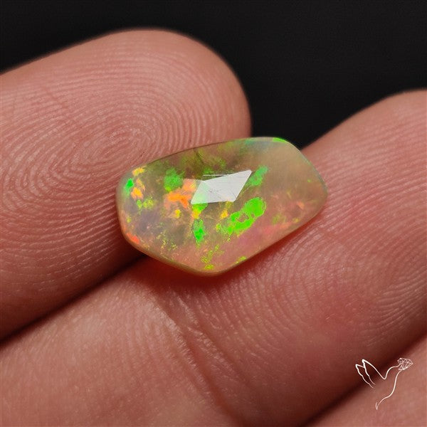 Rose Cut Ethiopian Opal