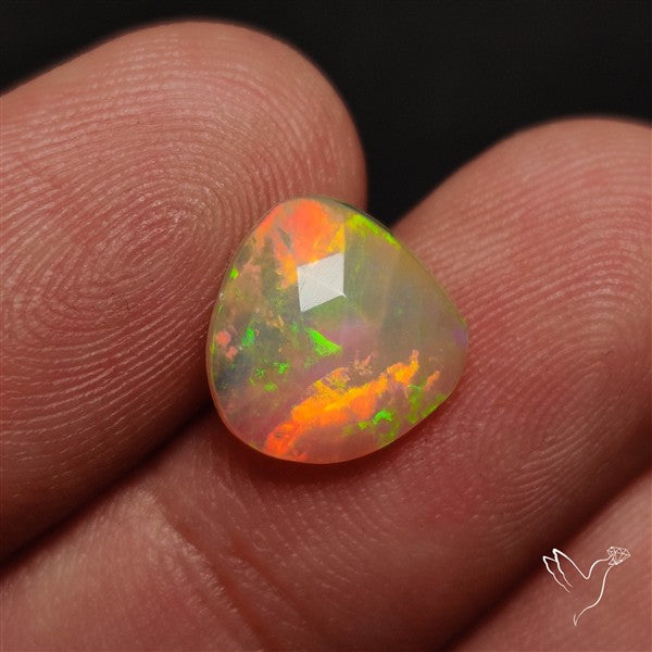 Rose Cut Ethiopian Opal