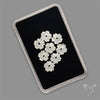Small Mother Of Pearl Drilled Flowers Lot