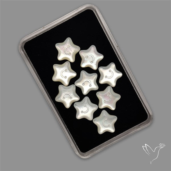Small Mother Of Pearl Stars Lot