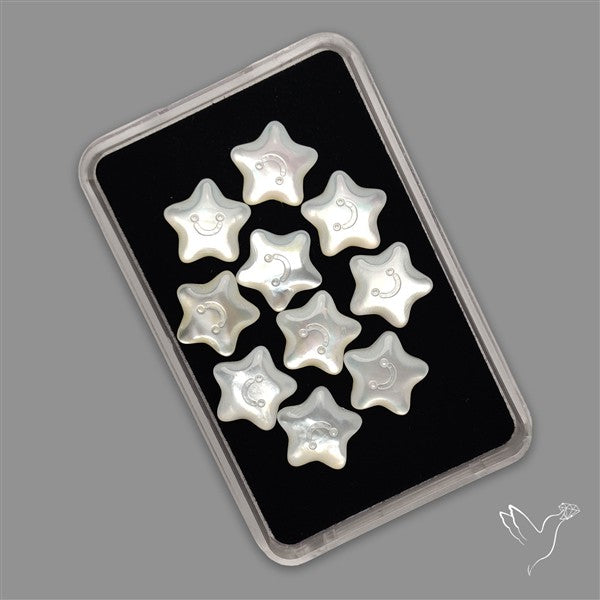 Small Mother Of Pearl Stars Lot