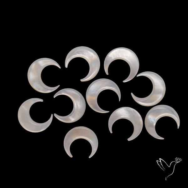 Small Mother Of Pearl Crescents Lot