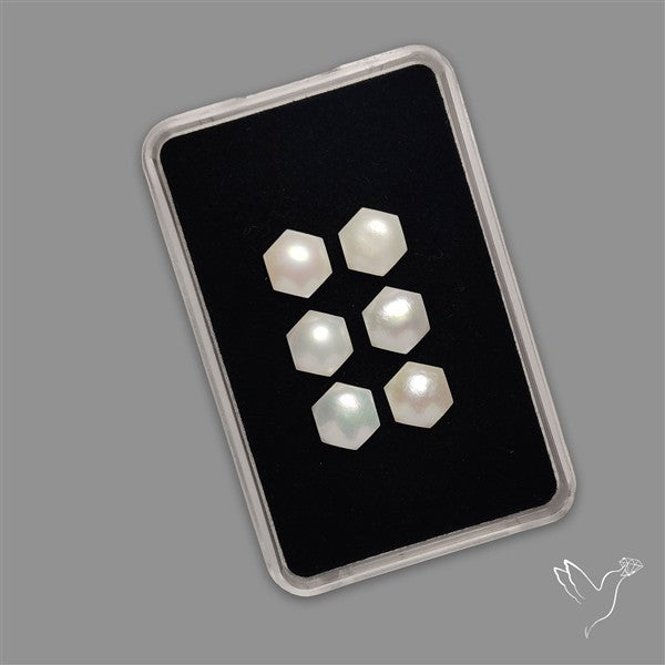 Small Mother Of Pearl Hexagons Lot
