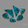 Chrysocolla Cabochons Lot