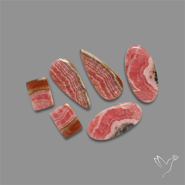 Rhodochrosite Cabochons Lot