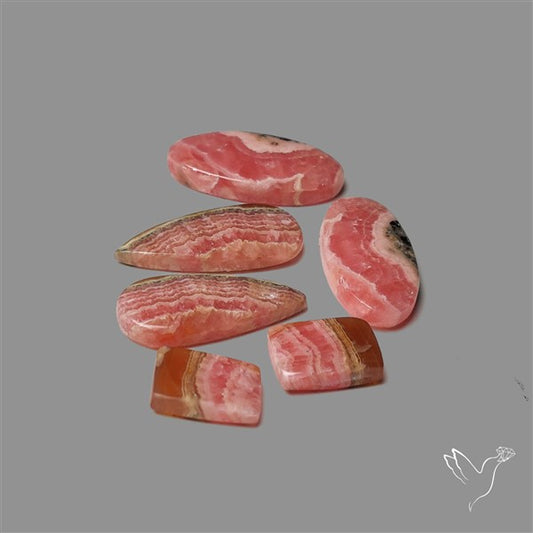 Rhodochrosite Cabochons Lot