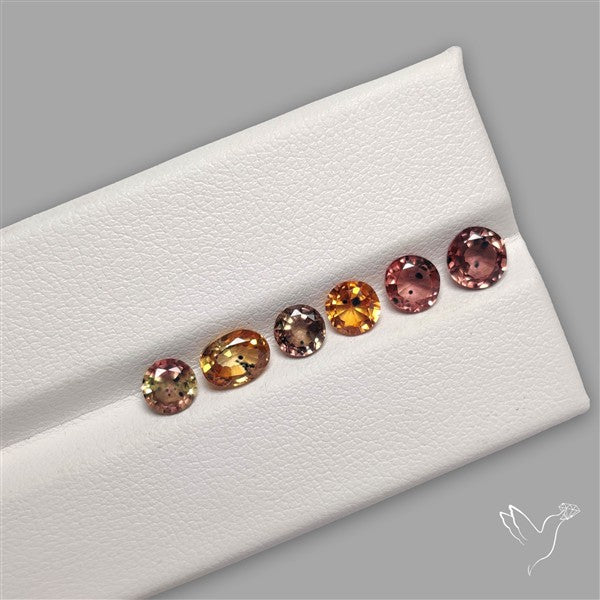 Faceted Songea Sapphire Fine Gemstone Set