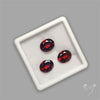 Red Almandine (Pyrope) Garnet Faceted Mozambique Garnet Gemstone Set