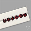 Red Almandine (Pyrope) Garnet Faceted Mozambique Garnet Gemstone Set