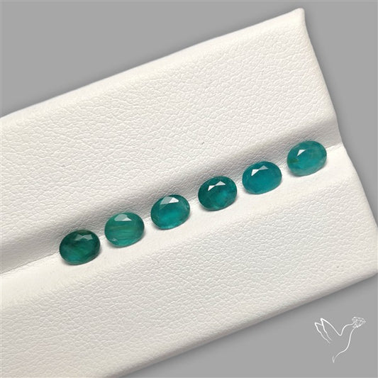 Faceted Grandidierite Fine Gemstone Set