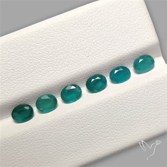 Faceted Grandidierite Fine Gemstone Set