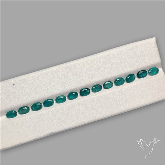 Faceted Grandidierite Fine Gemstone Set