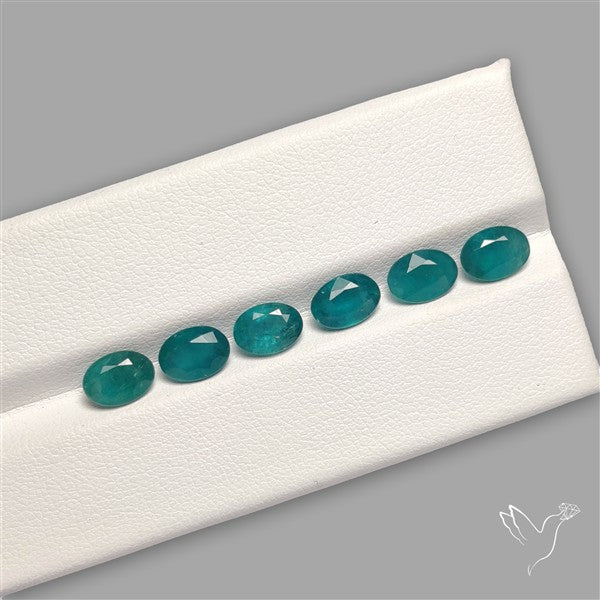 Faceted Grandidierite Fine Gemstone Set