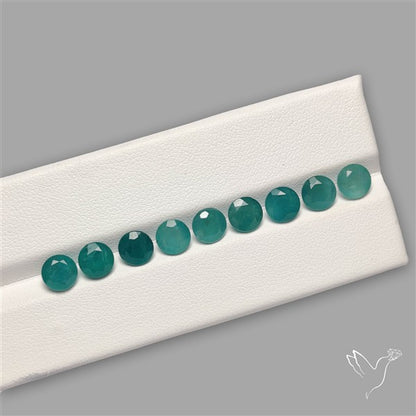 Faceted Grandidierite Fine Gemstone Set