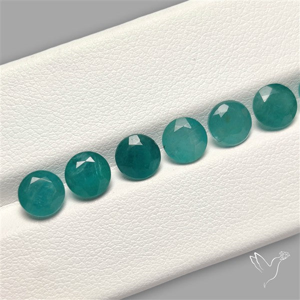 Faceted Grandidierite Fine Gemstone Set