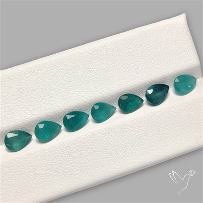 Faceted Grandidierite Fine Gemstone Set