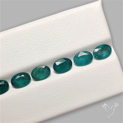 Faceted Grandidierite Fine Gemstone Set