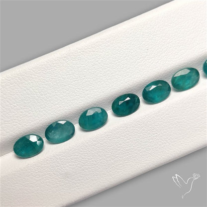 Faceted Grandidierite Fine Gemstone Set