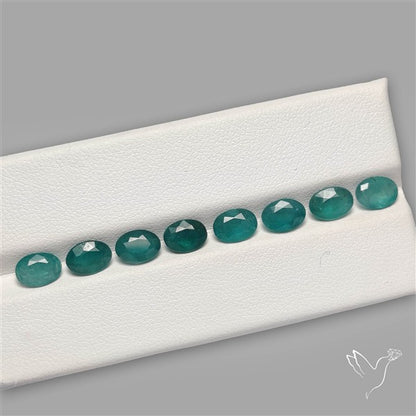 Faceted Grandidierite Fine Gemstone Set