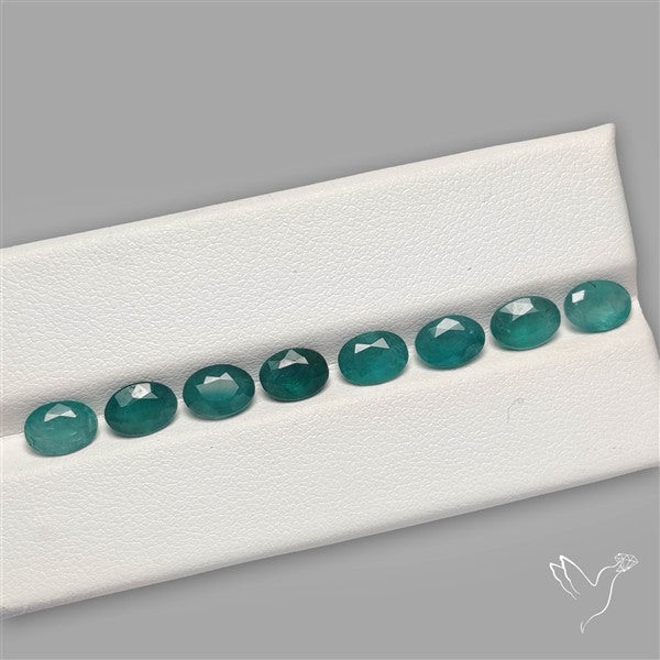 Faceted Grandidierite Fine Gemstone Set