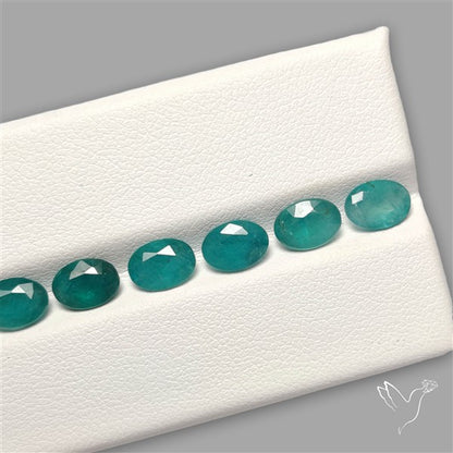 Faceted Grandidierite Fine Gemstone Set