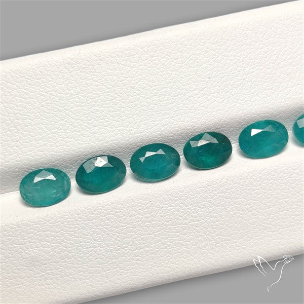 Faceted Grandidierite Fine Gemstone Set
