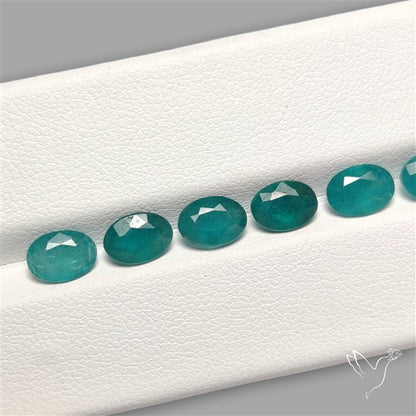 Faceted Grandidierite Fine Gemstone Set