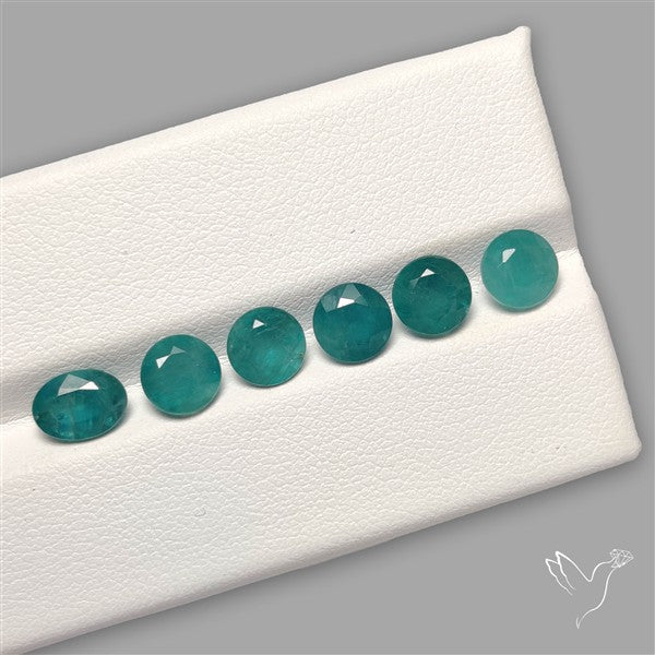 Faceted Grandidierite Fine Gemstone Set