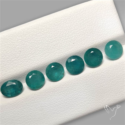 Faceted Grandidierite Fine Gemstone Set
