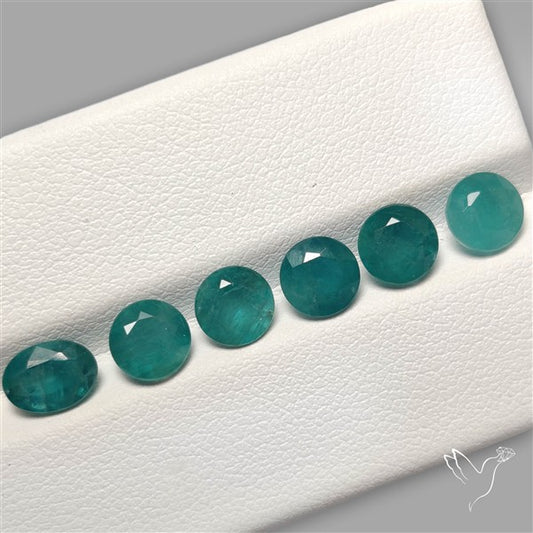 Faceted Grandidierite Fine Gemstone Set