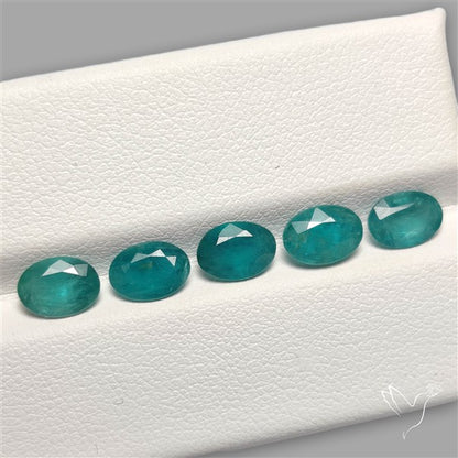 Faceted Grandidierite Fine Gemstone Set