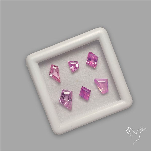 Faceted Pink Spinels Fine Gemstone Set