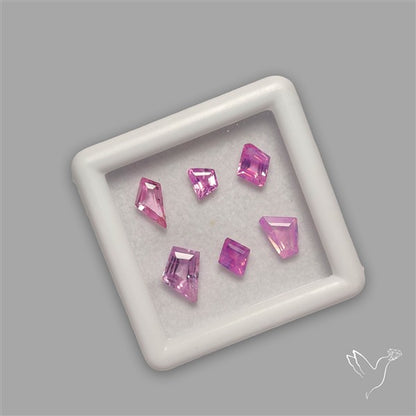 Faceted Pink Spinels Fine Gemstone Set