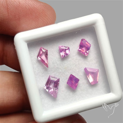 Faceted Pink Spinels Fine Gemstone Set