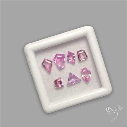 Faceted Pink Spinels Fine Gemstone Set