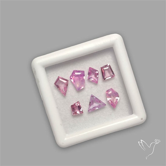 Faceted Pink Spinels Fine Gemstone Set