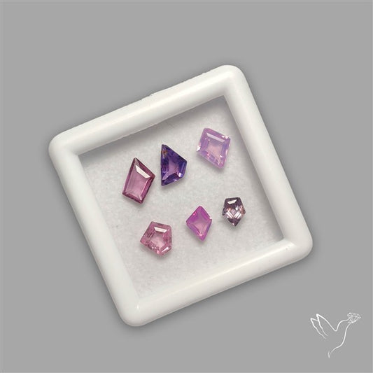 Faceted Pink Spinels Fine Gemstone Set