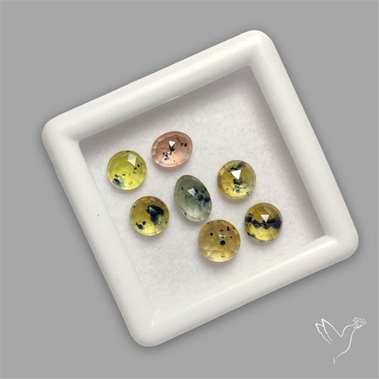 Rose Cut Songea Sapphire Fine Gemstone Lot