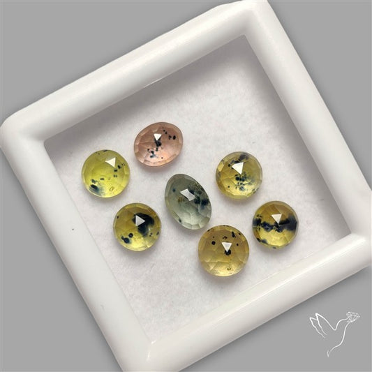 Rose Cut Songea Sapphire Fine Gemstone Lot