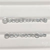 White Topaz Faceted Sphere Beads Gemstone Set