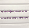 Amethyst Faceted Drops Beads Gemstone Set