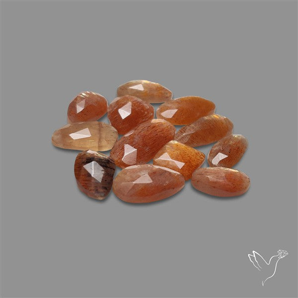 Rose Cut Meteor Shower Sunstone Lot