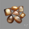 Meteor Shower Sunstone Cabochons Lot