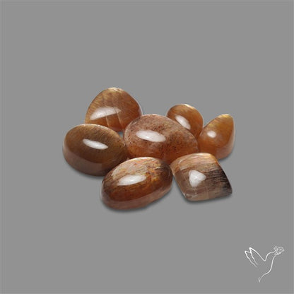 Meteor Shower Sunstone Cabochons Lot