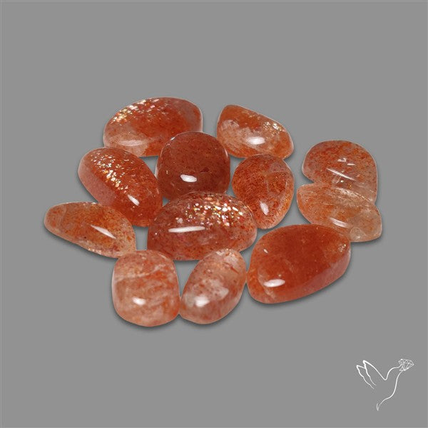 Indian Confetti Sunstone Cabochons Lot
